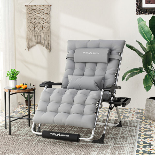 Freeport Park® Briella Folding Zero Gravity Chair with Cushions